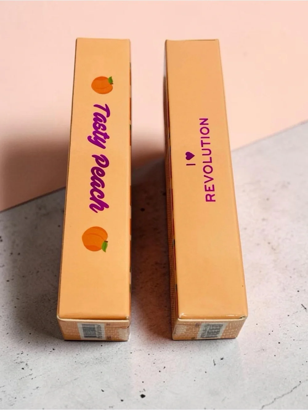 I Heart Revolution Tasty Peach Lip Oil Sweet Peach 3-Pc Set Vegan NIB Sealed